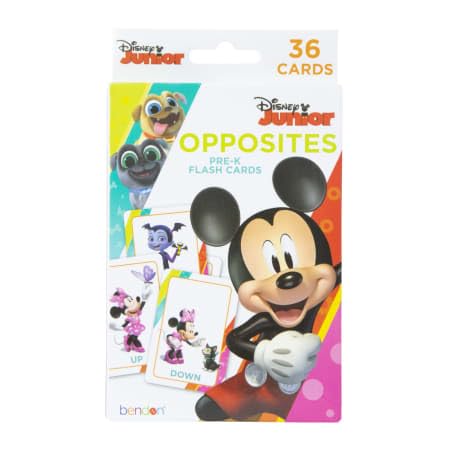Opposites Flash Cards Mickey Clubhouse – Pré-K – 36 pièces