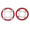 Gavigain 34T 104 BCD Chain Ring Conversion Kit, Electric Bike Chainring and Adapter for BBS01 BBS02 Mid Drive Motor (Red) #5