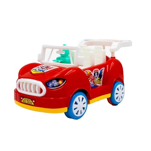 ToyBharat Raja Car – Stylish Friction Travel Toy for Kids 1–6 Years, Safe, Durable & Multicolour