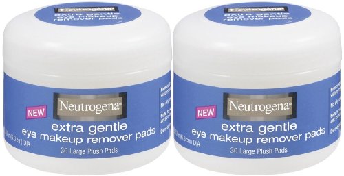 Neutrogena Cosmetics Eye Makeup Remover Pads, Extra Gentle - 2 pk