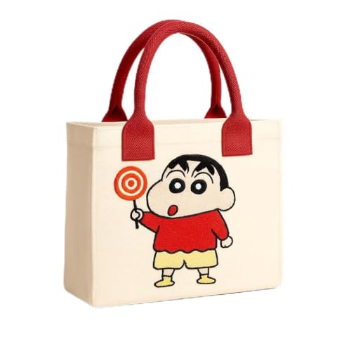 Image of Kids Lunch Bag | Cute & Stylish Embroidery Mini Tiffin Bag for Boys & Girls | Cute Cotton Cartoon Design I Picnic Tuition School, Preschool & Playschool | Gift for Birthday