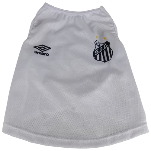Roupa para Pet Estilo Regata Personalizada do Campeonato Brasileiro Santos 2 (Padrão, XG)