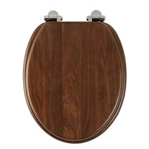 Roper Rhodes Solid Wood Soft Close Toilet Seat Walnut by Roper Rhodes Cover