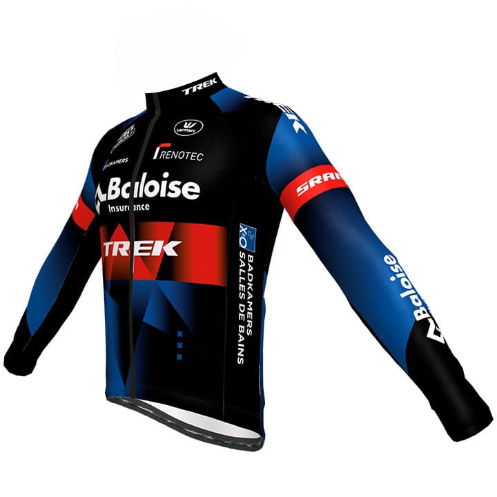 Performance Herren Radtrikot Langarm mit 3 Taschen - Reflektierendes Feuchtigkeitsableitendes Material