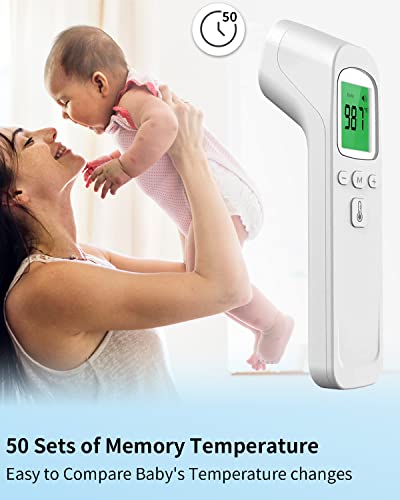 image for Birsppy DWJJ Touchless Forehead Thermometer, Digital Infrared Thermome