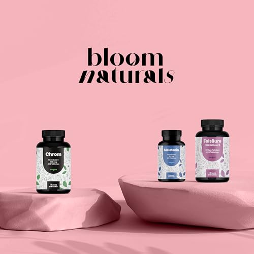 Chrom Picolinat hochdosiert - 400x Tabletten hochdosiert mit 200 mcg Chrom pro Tablette - vegan und produziert in Deutschland - Verpackung kann variieren