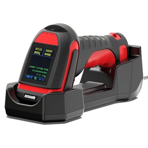 Symcode 2D Wireless Industrial Barcode Scanner with Stand