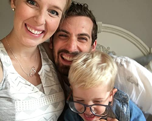 EFYTAL Gifts for Wife, 925 Sterling Silver 4 Circle Necklace for Mom, Family of Four, Mothers Day Gift, Birthday Gifts for Her3