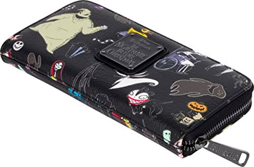 Loungefly Disney The Nightmare Before Christmas Wallet - Accordion Style & Zip Around3