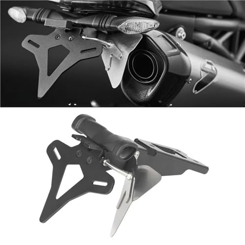 Support de plaque moto pour éliminer la bavette d'origine sur Hypermotard 950 - 2