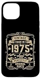 vintage 1975 50 years old gifts for men 50yr 50th birthday custodia per iphone 15 plus
