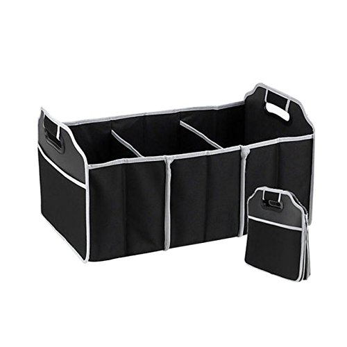 SOROPINFoldable Multi-pocket Automobile Car Storage Bag,Pouch Tidy Organizer for Travel,Black,