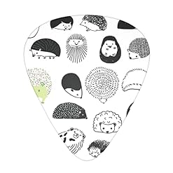 Ensemble de 12 médiators de guitare Hedgehog pour guitare acoustique, guitare électrique, contrebasse, ukulélé - Les Beatles, Paul McCartney, John Lennon, RIngo Starr, George Harrison