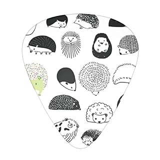 Ensemble de 12 médiators de guitare Hedgehog pour guitare acoustique, guitare électrique, contrebasse, ukulélé - Les Beatles, Paul McCartney, John Lennon, RIngo Starr, George Harrison
