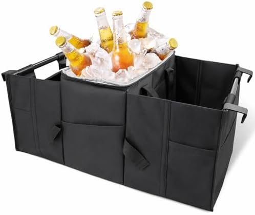 Organizador de maletero refrigerado plegable - Caja de almacenami...