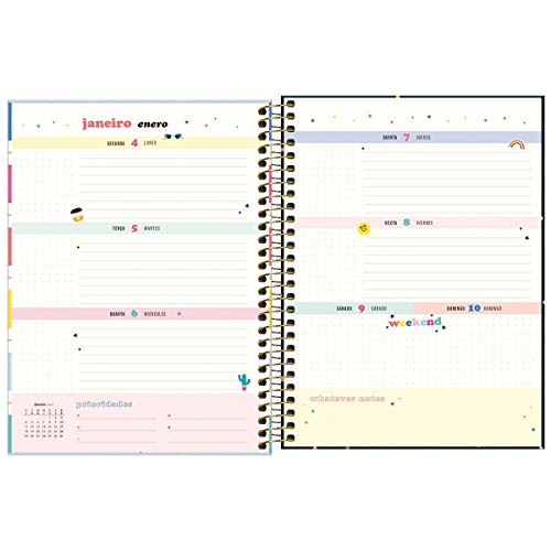 Agenda Espiral Planner BE NICE M7 2021 Tilibra