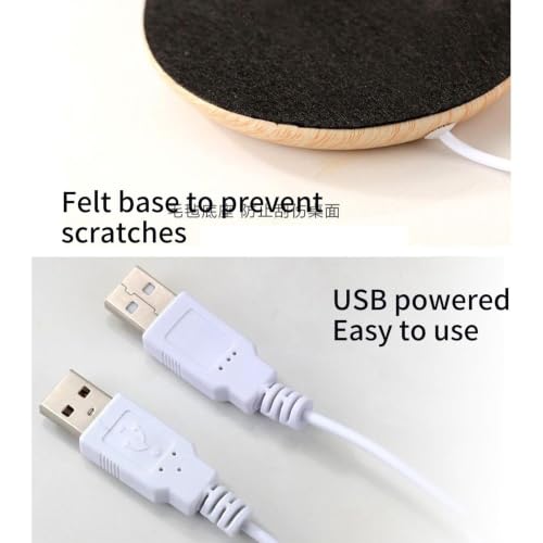 Elektryczny podgrzewacz do kubków do kawy zasilany przez USB