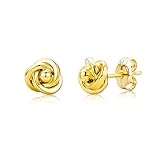 Ansprechendes Design: Die hochwertigen 375er Gelbgold-Ohrstecker zeichnen sich durch ihr schönes Knoten-Design aus, durch welches jeder elegante Look vollendet wird