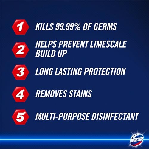 Domestos Blue Original Bleach 750ml - Box of 9 - Image 6