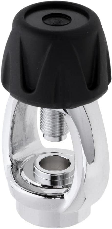 Scuba Diving DIN to Yoke Adaptor for 3300PSI Cylinders | Premium Copper Chrome Construction, Easy Install | Dive Regulator Converter Valve Tech