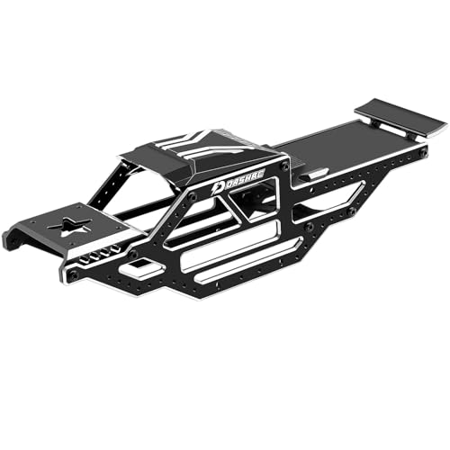 Dashrc Scx24 Warthog Lcg Chassis Frame Kit, Aluminum Body Shell Rocks Cage Bu...