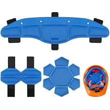 Hard Hat Sweatband, Top Pad and Ratchet Suspension Pad, Sweat Band for Safety Helmet, Washable Hard Hat Cooling Liner Accessories, Suspension Padding Liner Set, 3 PCS