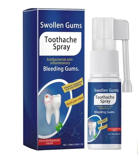 Spray Para El Cuidado Del Dolor De Muelas,Spray Analgésico Dental,Sprays Bucal Gingival,Sprays Portátil De Dolor De Muelas,Aerosol Para El Cuidado Bucal Aliviar,Sprays De Reparación De Encías