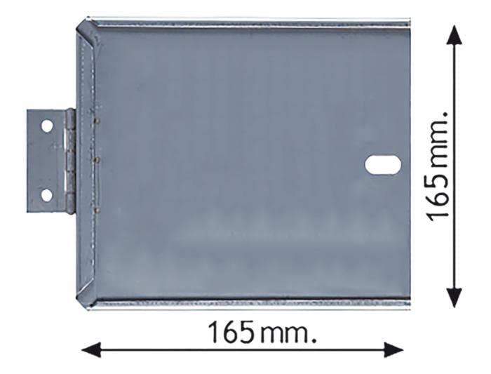 Porta Targa Ripetitrice In Acciaio Inox LAMPA 98669 &ndash; Per Rimorchio &ndash; Posteriore, Destra/Sinistra