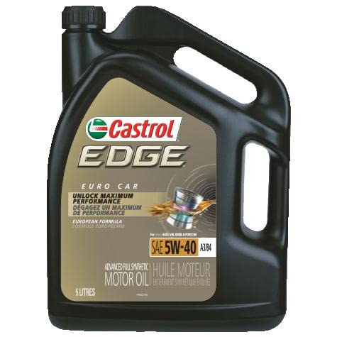 Castrol EDGE 5W40: Full synthetic oil for maximum protection