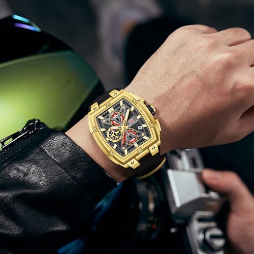 Image of MF MINI FOCUS Men's Watch Analog Wrist Watchh for Men with Chronograph,Ideal for Sports Enthusiasts and Daily Wear