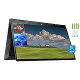 HP Envy x360 2-in-1 15.6" FHD Touchscreen Convertible Laptop Computer, 6-Core AMD Ryzen 5 5625U (Up