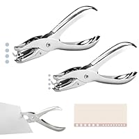 2 Stück Einzellochstanze,Rundloch Lochstanzer Lochdurchmesser 3mm Und 6mm,Lochzange Papier,Ein Loch Stanzer,Lochzange Für Prüfplaketten,Loch Stanzer Für Papier, Fotos, Karten, Grußkarten