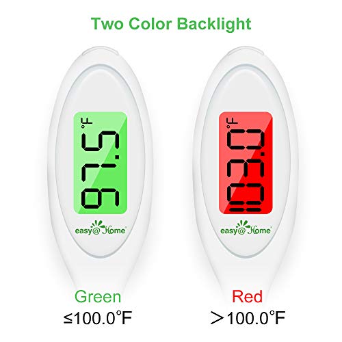 8 Sec Fast Reading Easy@Home Digital Oral Thermometer For Adult, Kid And Baby, Oral, Rectal And Underarm Temperature Measurement For Fever With Two-Color Lcd Display Backlit And Alarm Emt-A12 #TOP3