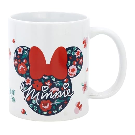 Taza de cerámica de 325 ml en caja regalo de Minnie Mouse