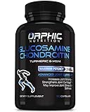 Glucosamine Chondroitin - Turmeric & MSM 2100MG Anti Inflammatory Joint Support Supplements for Pain Relief Joint Cartilage Health - Stiffness & Arthritis Relief for Men & Women, Increases Mobility