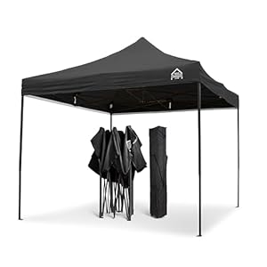 All Seasons Gazebos 3x3m Heavy Duty Volledig Waterdicht Pop Up Gazebo Met Accessoireset – Zwart