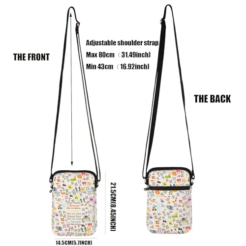 PXTIDY Heart Stop Tv Show Crossbody Bag Lgbtq Gift Hi Hi Leaves Travel Zipper Pouch Cross body Inspired Handbag Shoulder Bag2