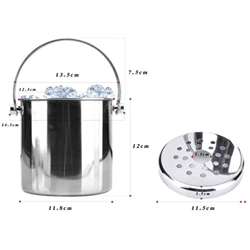 Seau à glace double paroi 2,8L pour vos soirées d'été