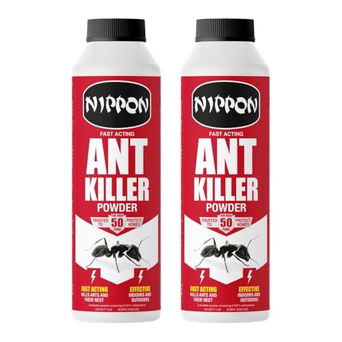 Ant Nest Killer Powder Long Lasting Ant Control for Kitchens Patios Driveways & Outdoor Areas 300 gram (Pack of 2)