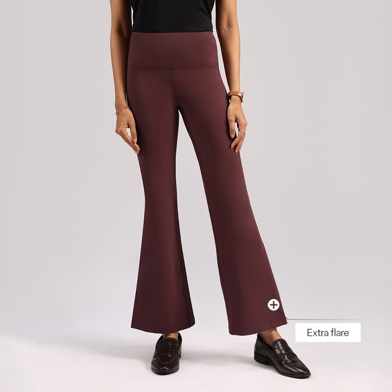 Image of BlissClub Ultimate Flare Pants Lite Tall for Women Above 5'5 ft