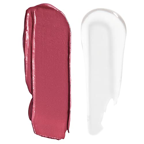 Wet n Wild Megalast Lock n' Shine, Dual-Ended Lip Color and Clear Gloss, Vitamin E and Jojoba Oil Enriched Formula, La Pink Shade - Image 2
