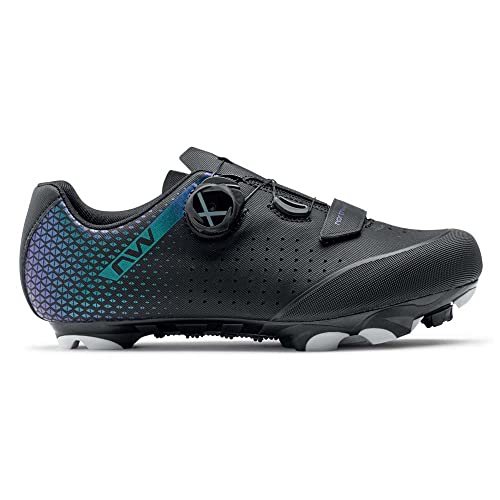 Northwave Origin Plus 2 Damen MTB Schuhe, Fahrradschuhe Mountainbike,Schwarz 42