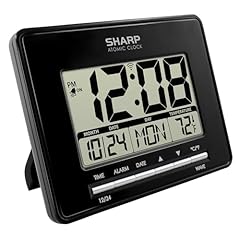 Sharp Atomic Desktop Clock – Auto Set Digital Alarm Clock Atomic Accuracy Easy to Read Screen with photo Sharp Atomic Desktop Clock – Auto Set Digital Alarm Clock Atomic Accuracy Easy to Read Screen with