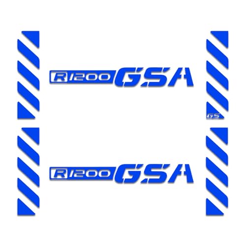 Stickers pour bagages en aluminium BMW R1200GSA de haute résistance