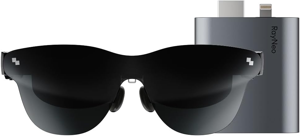 RayNeo Air 4 Pro AR Glasses & HDMI 2.0 Bundle, Support HDR10