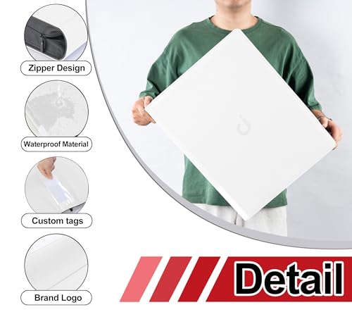 Image of Premium Card Binder 16 Pocket - Fits 1600 Cards,4X4 Ringless Card Album with Sleeves for Trading Cards & Sports Cards(Model C,Classic White)