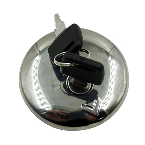 Bouchon de réservoir pour moto GN125 finition chrome et acier