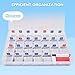 Classroom Magnetic Letter Tiles for Phonics and Spelling-JoyCat 234 Foam Alphabet Tiles Magnetic Letters with Double-Side Magnet Board and Compartment Storage Case