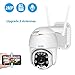 Anakk Wireless WiFi Security Camera 1080P Pan & Tilt Indoor & Outdoor IP66 Waterproof 2 Way Audio Night Vision Remote View Motion Detection Alert 32G SD Card Pre-Installed for Home & Business