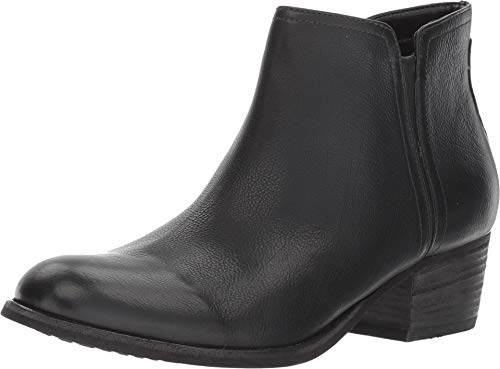 Clarks Women's Maypearl Ramie Ankle Bootie, Black Leather, 7.5 M US